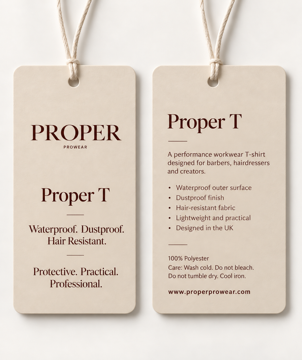 Proper T – Hair Resistant Barber T-Shirt